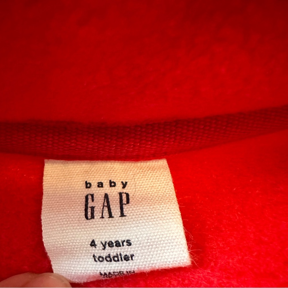 Boys GAP fleece 3/4 zip shirt or outer layer - Picture 6 of 12